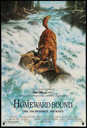 Homeward Bound: The Incredible Journey (1993) poster