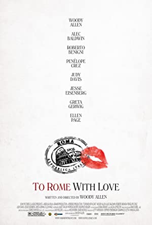To Rome with Love (2012) poster