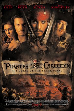 Pirates of the Caribbean: The Curse of the Black Pearl (2003) poster