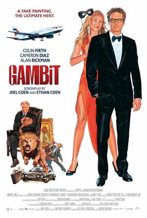 Gambit (2012) poster