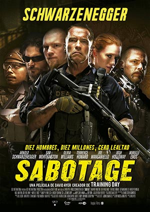 Sabotage (2014) poster