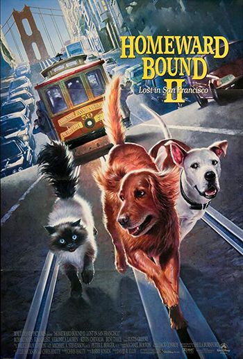 Homeward Bound II: Lost in San Francisco (1996) poster