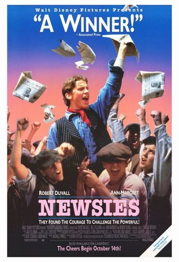 Newsies (1992) poster